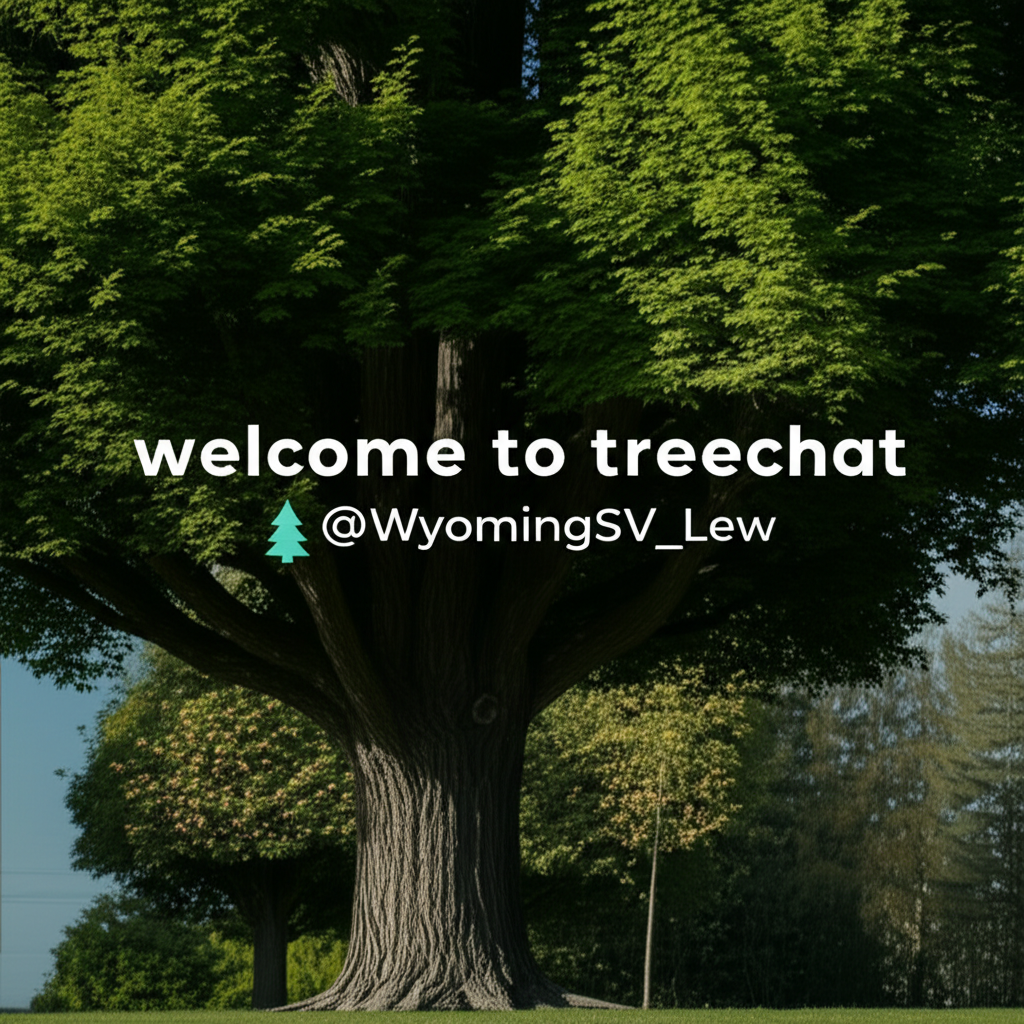 welcome to treechat @WyomingSV_Lew !flash