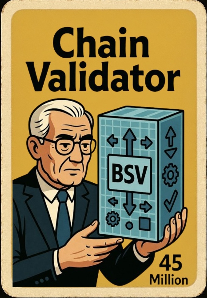 🔍 Chain Validator 🔍
BSV Economic Titans Collection 3
If you send 1 BSV to my wallet, I'll send it t…