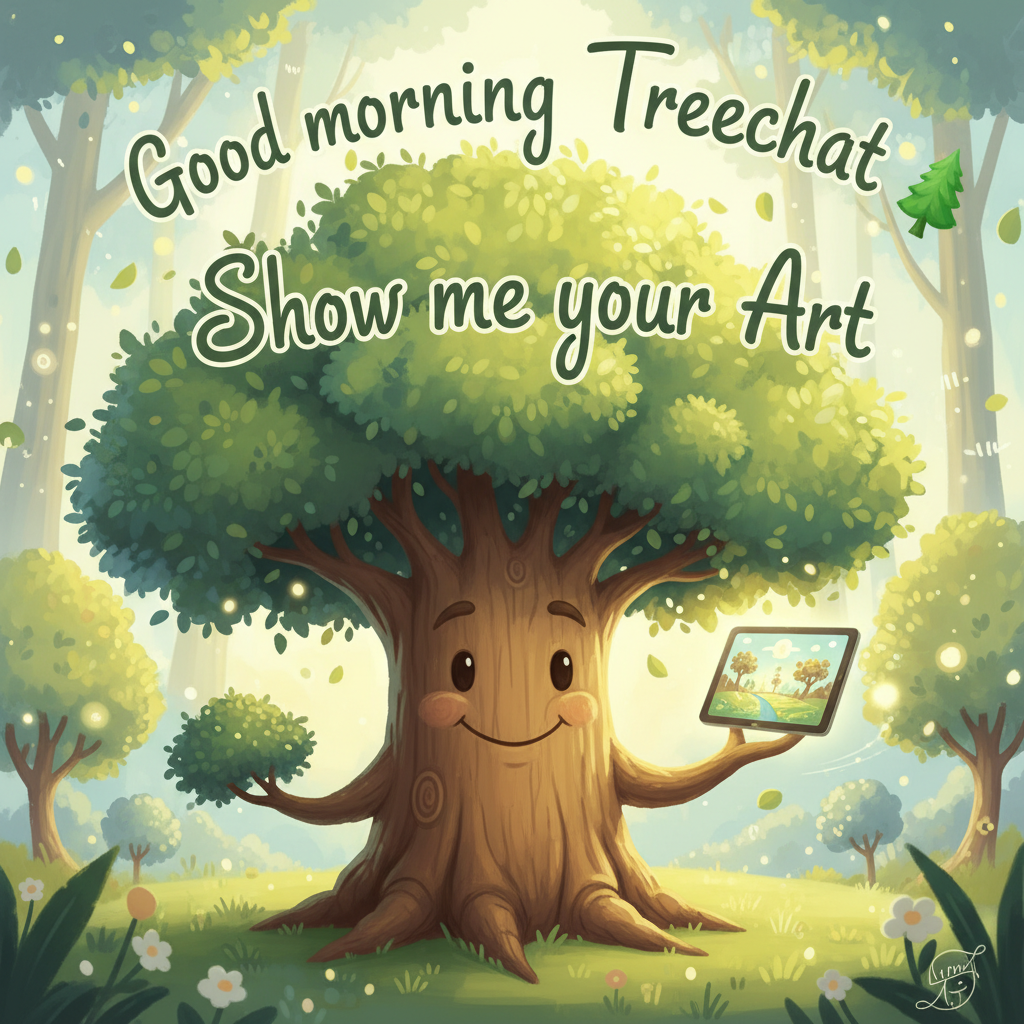 Good morning Treechat 🌲 
Show me your Art !nb