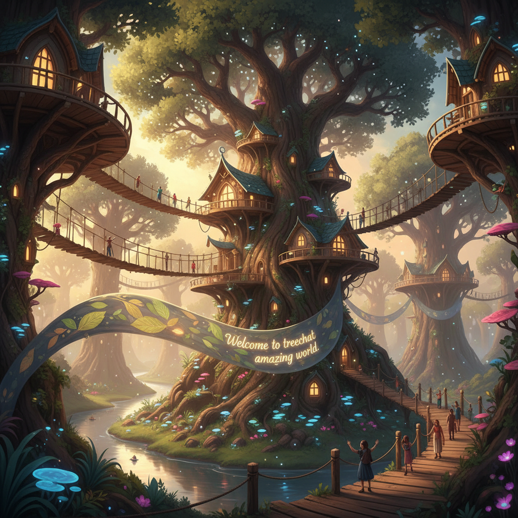 Welcome to treechat amazing world.!nb
