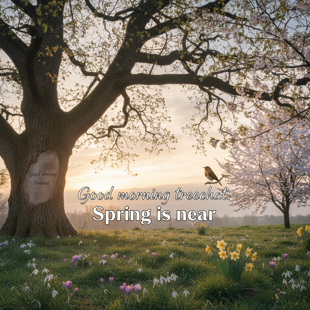 Good morning treechat.
Spring is near. !nb