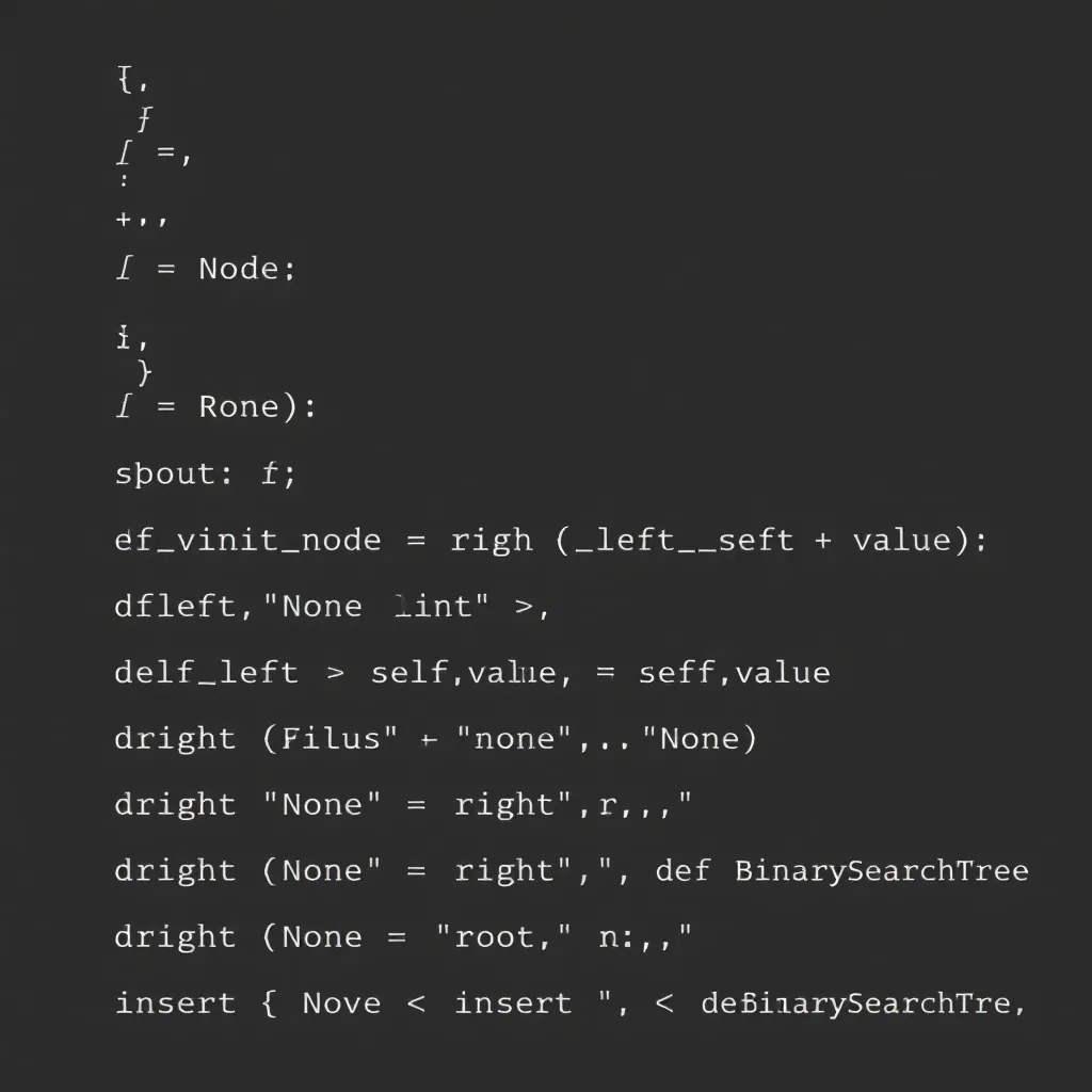!flux11 Implement a binary search tree in Python and include methods for insertion, deletion, and s…