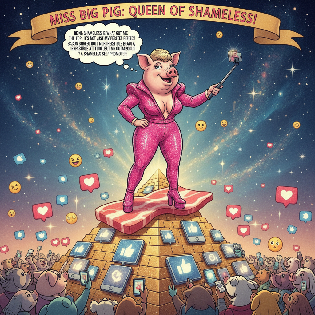 Miss Big Pig says being shameless is what got her to the top of the social media influencers. It's …
