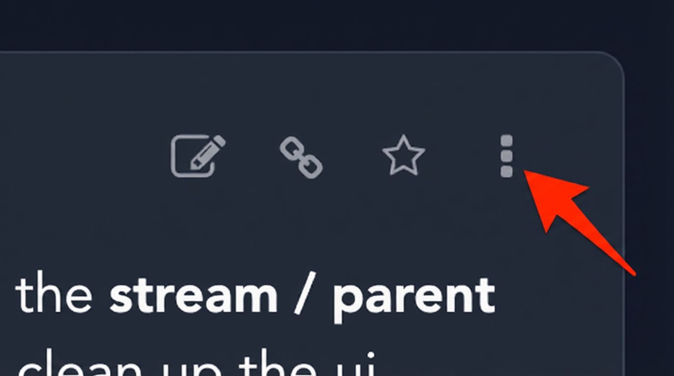 for non-public threads the ability to re-publish the thread to a different stream has now moved to …