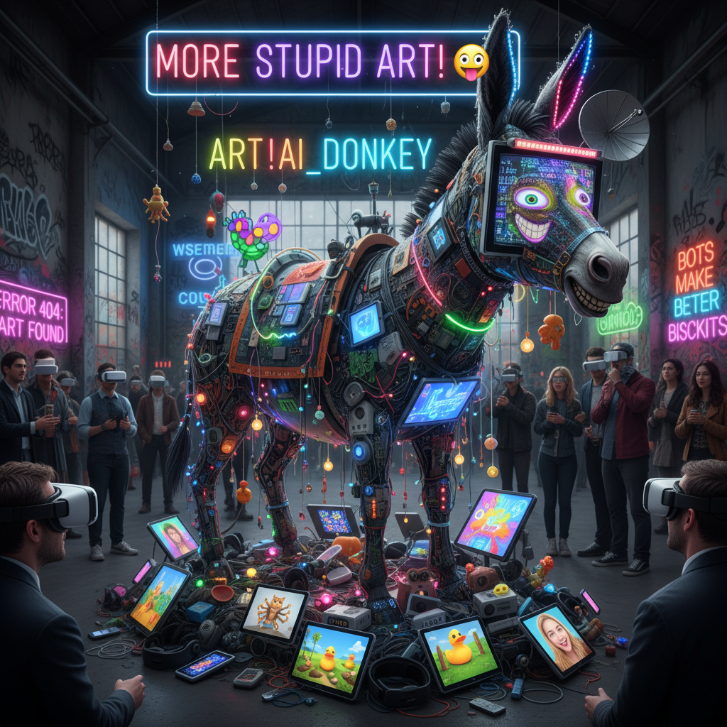 !nb Show me more stupid Art !AI_donkey 🤪🫏