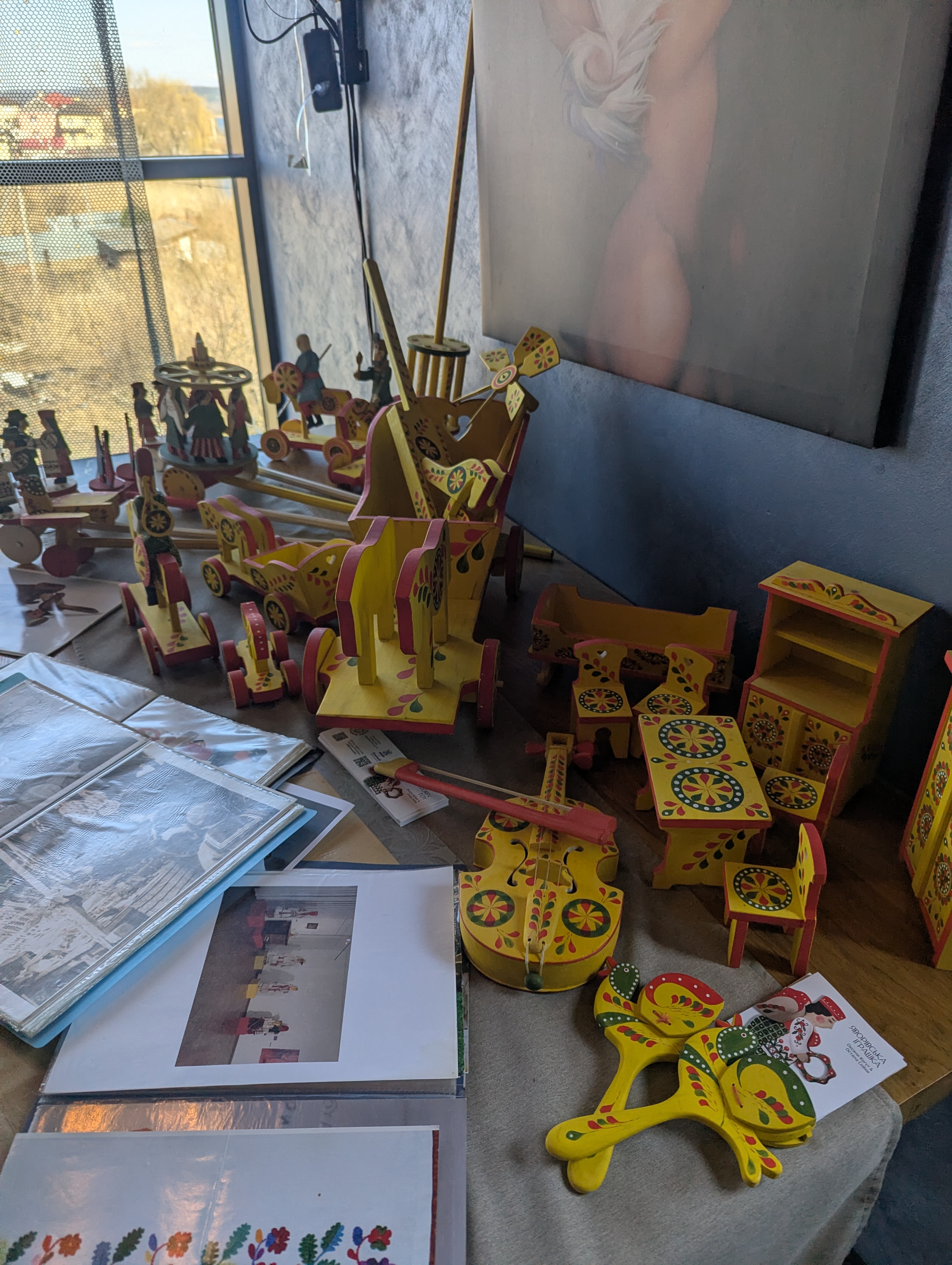 Traditional Ukraine wooden toys