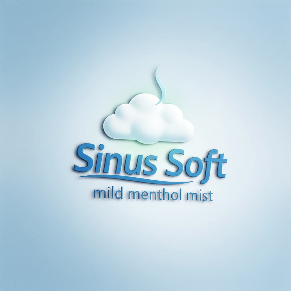 Sinus Soft logo mild menthol mist with a cloud on top !nb