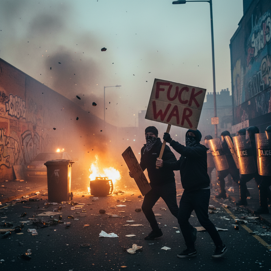 !nb FUCK WAR RIOT