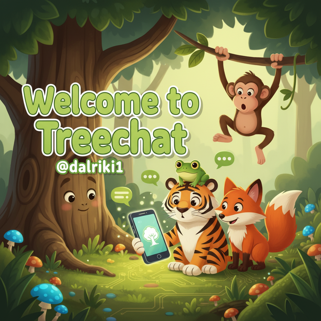 Welcome to Treechat @dalriki1 🌳📱🐯🐸🦊🐵!nb