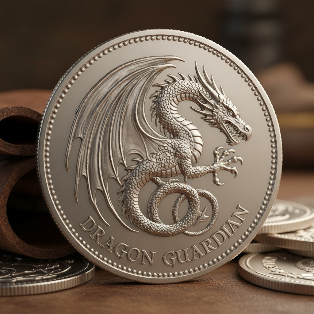 !nb dragon silver coin!