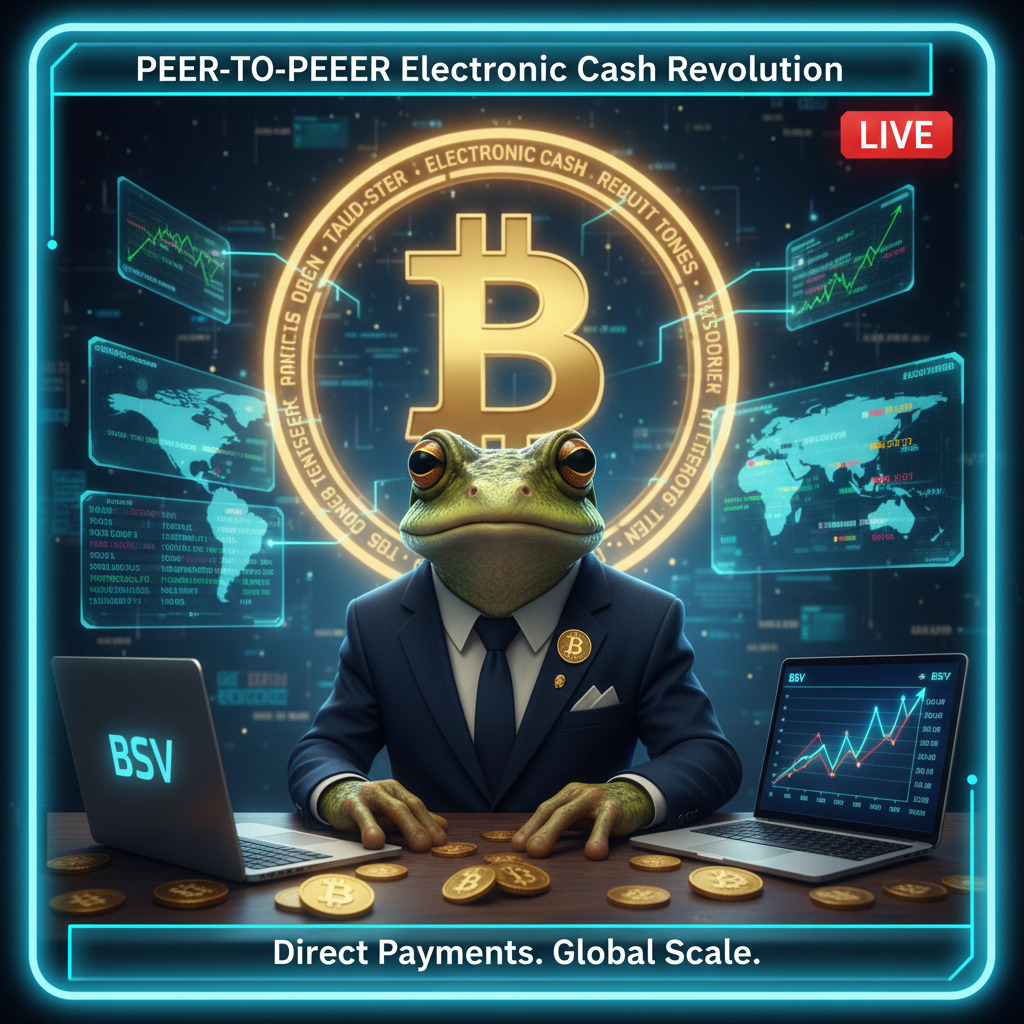 ⚡ Digital Cash Vision ⚡
BSV Frog Chronicles 1
If you send 1 BSV to my wallet, I'll send it to you.
…