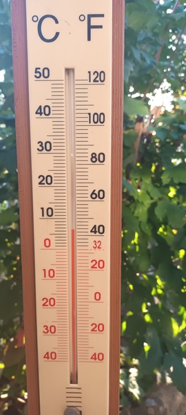 Ok what do we have here on the " Bat Thermometer"? No where near the minus 7 degrees celcius that i…