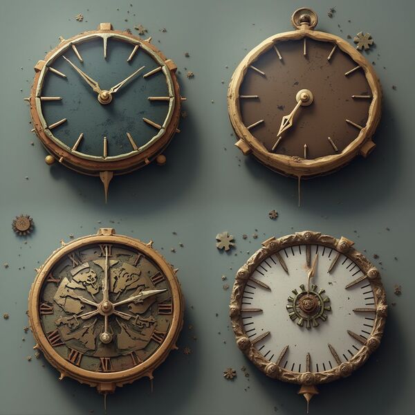 !flux Cregcoin rings, clocks and Treechat ring.