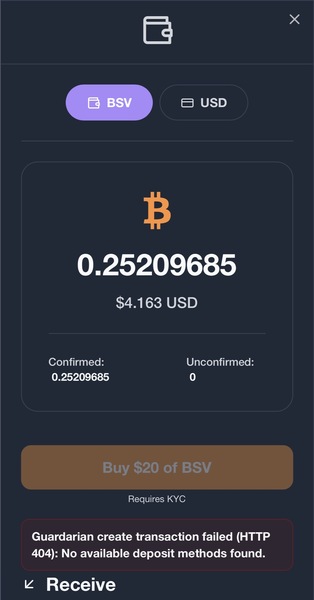 Awesome tutorial @Brooz @metamitya the wallet still doesn’t work for me to buy BSV. 🤷‍♀️?