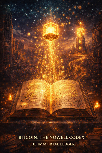 📜✨ DUAL-LAYER 1/1 NFT LIVE
BITCOIN: THE NOWELL CODEX — THE IMMORTAL LEDGER
An ancient manuscript.
A…