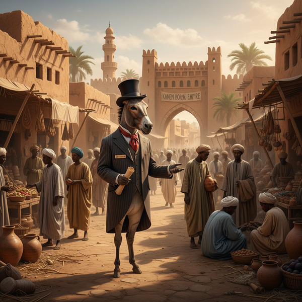 Nigeria
Mr Donkey in Kanem Bornu Empire City!nb