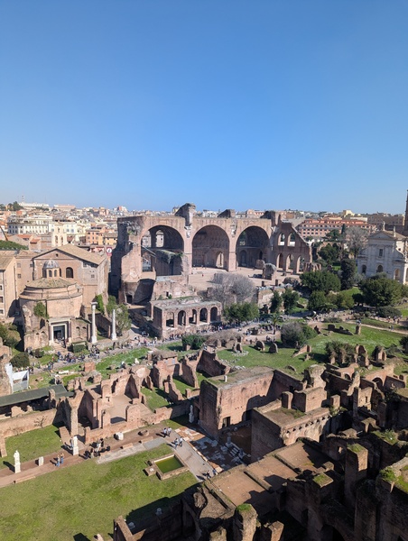 Palatine hill, ancient Rome
