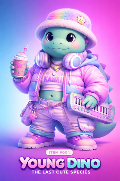 4️⃣ Item #004 — Kawaii DJ