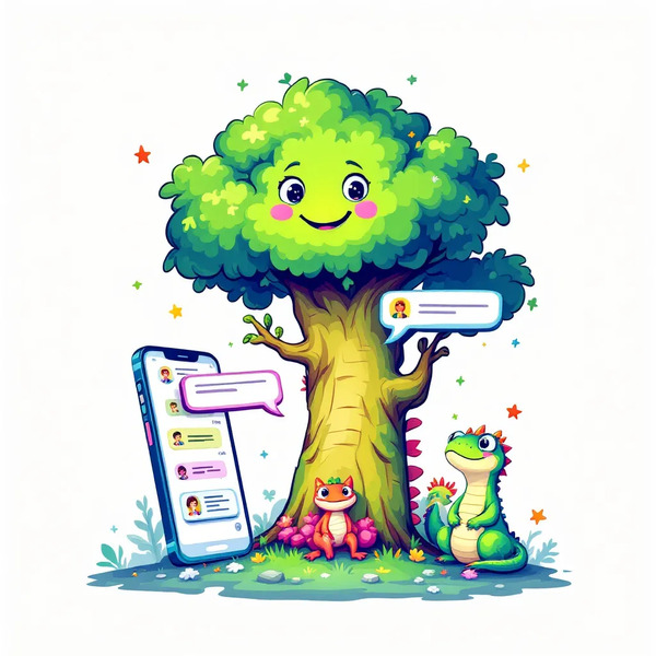 !flux Welcome to Treechat 🌳 📱 🐸 🐉 🐲