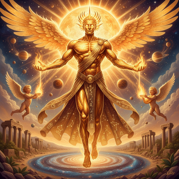 !nb give a picture of the sun as a God