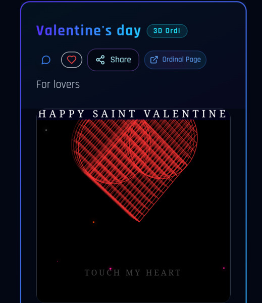 This Saturday is Saint Valentine 's day 
@1Bsvcrypto z@Brooz o@KURO @4DToken @metamitya @C2C_NFTmar…