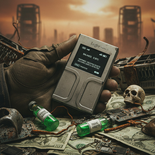 !nb Anyone else runnin around with a Ledger Nano from the dark ages sparsed with toxic assets?