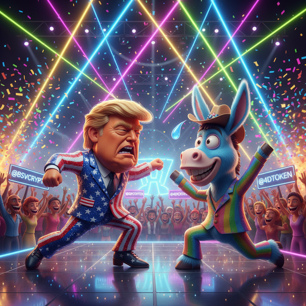 The Ultimate Dance-Off
!nb A humorous 3D cartoon dance battle between Donald Trump and a goofy smil…
