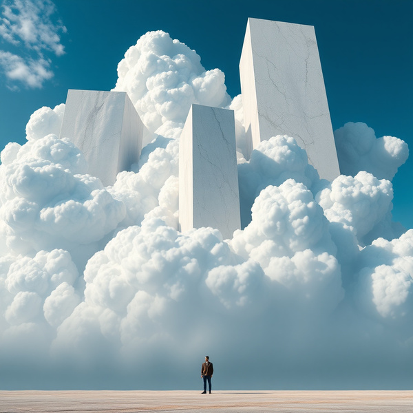 Marble clouds