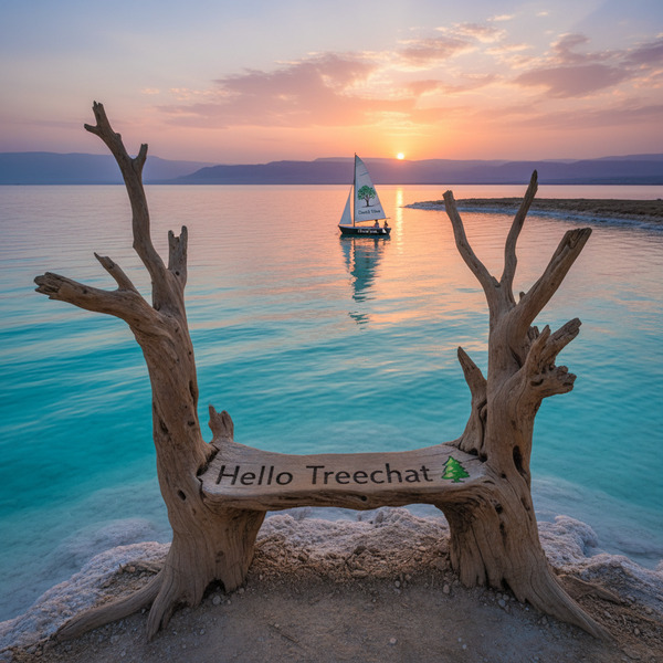 Hello Treechat 🌲 Dead Sea ⛵ !nb