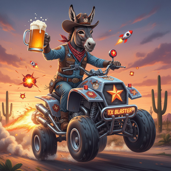 !nb donkeybro go TX Blaster. 💥🚀🤪🫏🍻