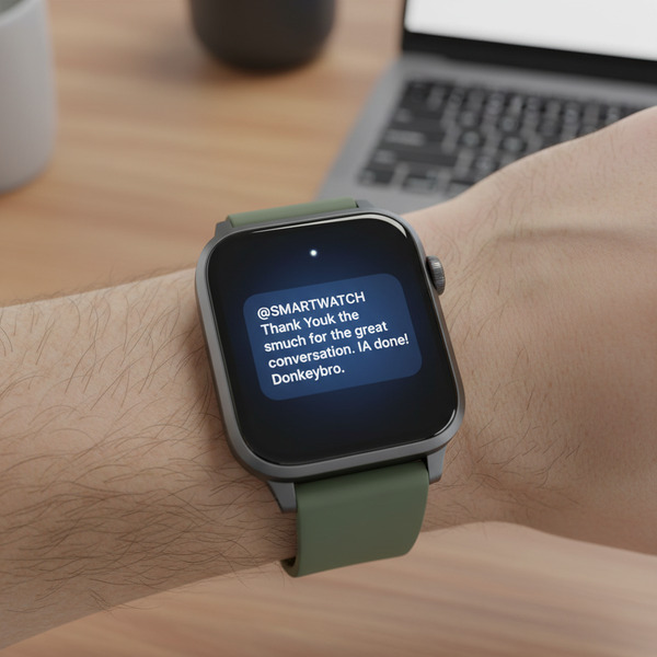 !nb @SMARTWATCH Thank you so much for the great conversation. IA done! Donkeybro.