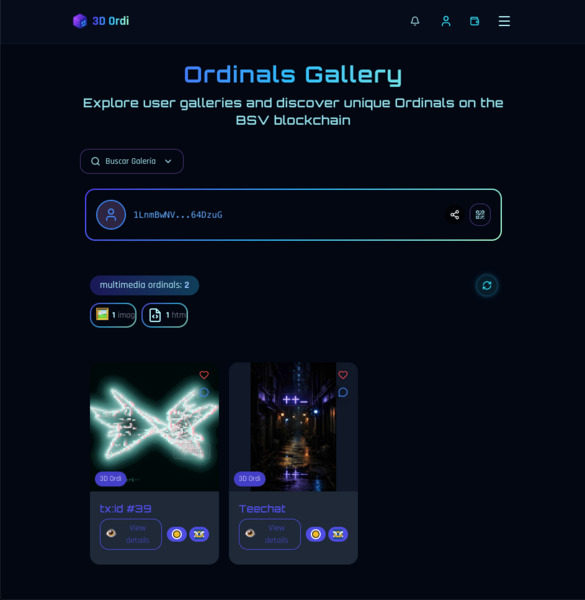 I sent it.
plz check your wallet on @3dordi 
https://3dordi.io/gallery?address=1LnmBwNVezr6pZH4Vz3Z…