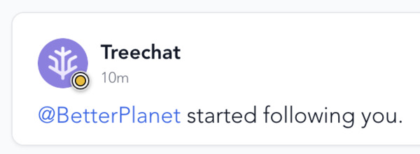 thanks for the follow @BetterPlanet
