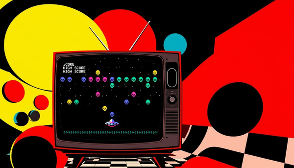 Retro games on TV