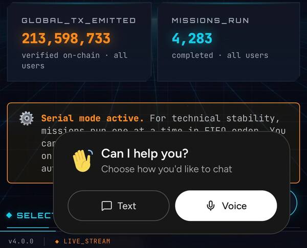 [[TXBLASTER]]
New at TX Blaster: Integrated voice assistant on the landing page.
Players land → cli…