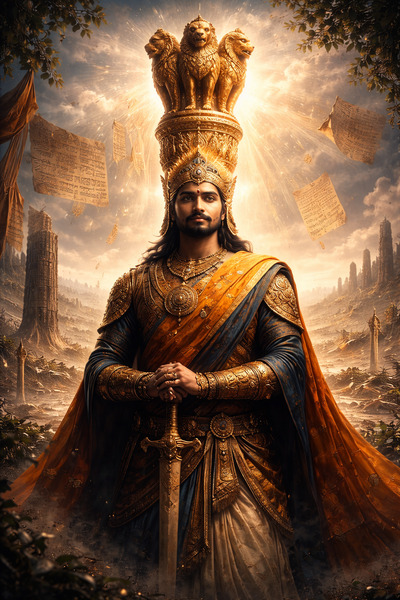 👑🛕 ASHOKA: THE GREAT
He conquered kingdoms.
He commanded armies.
He ruled one of the greatest empir…