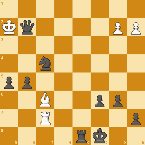 Vs 843 31 moves still doesnt count but a checkmate non the less, queen blunders dont count as progr…
