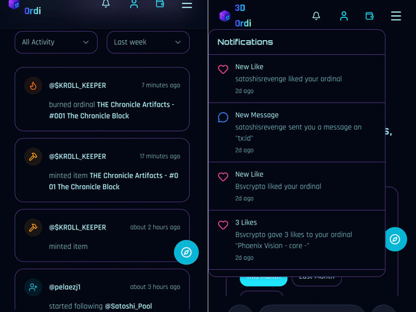Thank you J1🙏
 By the way, will that not be reflected in the activity or notifications on 3D Ordi?