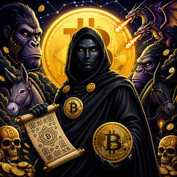 " The Genesis Prophet "

⦿ Before the blocks, there was the word.
This piece visualizes Satoshi Nak…