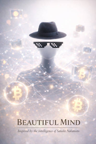🧠✨ BEAUTIFUL MIND — Luxury Sale ✨🧠
Inspired by the intelligence of Satoshi Nakamoto.
Calm. Precise.…