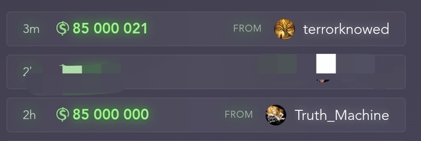 Thank you for this 2 who sent 100,000,000 sats to me♥️🙏 amd to other people, you are really a lot bu…