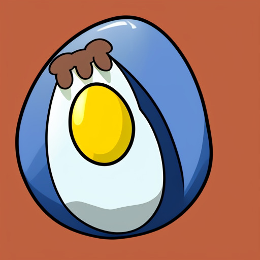 !sd2 a cartoon egg