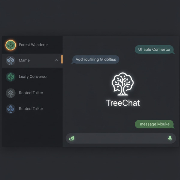 treechat on dark mode !nb