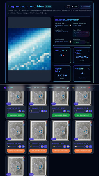 I've added new items to 『Kuronicles』
Please try out the "NFTs that can only be revealed by their ow…