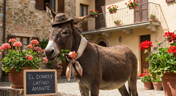 Donkey, Latin lover lover. 🕺🌹