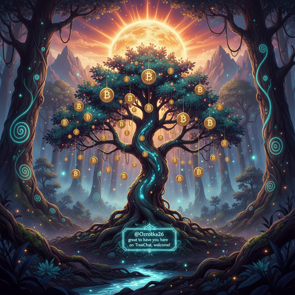 @Ozrokka26 great to have you here on TreeChat, welcome! The most fabulous tree dripping with Bitcoi…