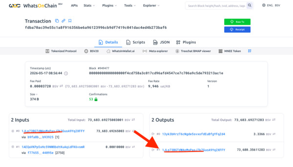 good instinct to be careful. I link to the tx on the report so you can always check it ys if you kn…