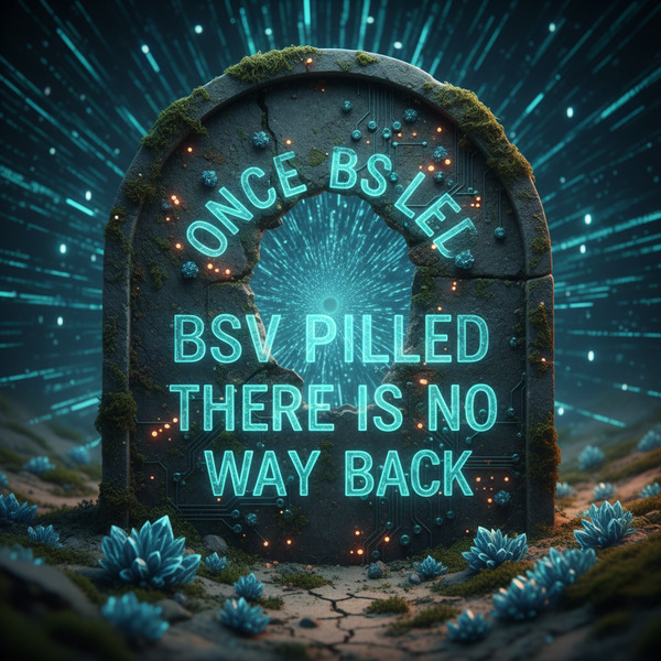 Once BSV pilled there is no way back. !nb
