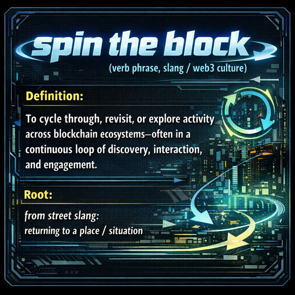 [[Spin the block]] 
First coined on Treechat 02/04/26