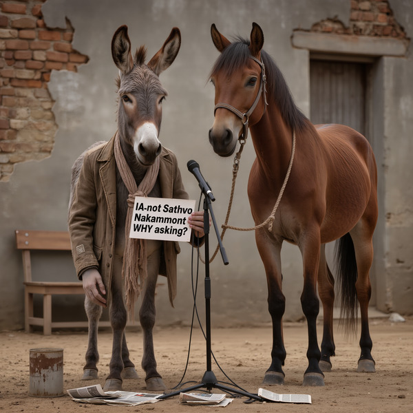 Stupid Things2009* IA-not Satoshi Nakamoto WHY asking🥣🪙   
#17 🥣🤪🫏🐴
https://3dordi.io/collections?s…
